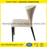 Hospitality Hotel Restaurant Leather Dining Chair Without Arm