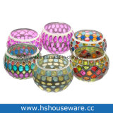 Tealight for Wedding Party Home Table Dinner Decoration Crafts Mosaic Glass Candle Holder
