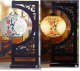 Chinese Antique Furniture Porcelain Desk Lamp