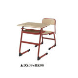 Wooden Double School Desks and Chairs