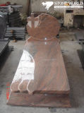 Custom Design Popular Granite Tombstone for Poland Style