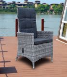 Hot Modern Patio Leisure Aluminum Half Round Rattan Home Hotel Office Dining Chair (J0331HR)