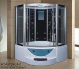 1500mm Sector Steam Sauna with Jacuzzi and Tvdvd (AT-GT0907)