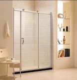 Simple Tempered Glass Bathroom Shower Door with Frame (R11)