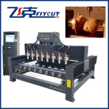 4 Axis CNC Router Engraver Machine with Rotary Device