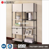 Easy Assembly Adjustable Steel-Wooden Unit Furniture with Drawers