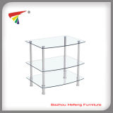Simple Design Tempered Glass Clear TV Stand, TV Table