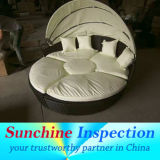 Outdoor Furniture Inspection / Sun Island Rattan Day Bed Quality Control