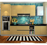 High Gloss Linear Style Kitchen Cabinet for Home Kitchens