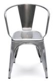 Galvanized Design Replica Tolix Dining Metal Chair with Armrest