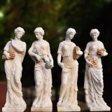 Natural Marble Statues Four Season God Statues