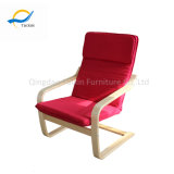 High Quality Wood Leisure Chair with Fabric Cushion