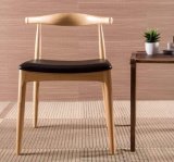 Hotsale High Quality Solid Oak Wood Elbow Chair Elbow Dining Chair on Sale