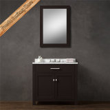 Fed-1982c Light Color Marble Top Solid Wood Bathroom Vanity Cabinets
