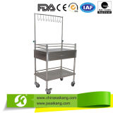 Hospital Furniture Beautiful Stainless Steel Medical Instrument Trolley