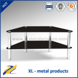 China Manufacturer Glass and Metal Cheap TV Stand