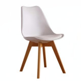 Tulip Chair Plastic Wood Retro Dining Chairs White Black Grey Red Yellow Green