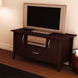 South Shore Smart Basics Chocolate TV Stand, for Tvs up to 50