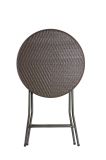32'' Round Granite Imitated Rattan Finished Plastic Bar Height Folding Table (CG-R80)