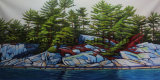 Wholesale Handmade Decorative Forestry Landscape Oil Painting for Wall Decor