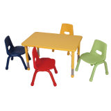 Colorful Lovely Kids Play School Furniture, Children Table and Chairs