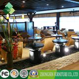 Foshan Shunde Furniture Solid Wood Tables and Rattan Chairs