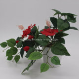 New Design Natural Color Artificial Hibicus Flower for Home Decorate