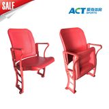 New Arrival Floor Mounting Plastic Tip up Chair for Stadium with Alumium Leg