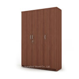 Wholesale Cheap Kd Modern Design Melamine Wooden Bedroom Wardrobe (HF-AL042)