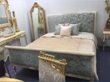 5 Star Middle East Style Hotel Luxury Antique Kingsize Bedroom Furniture (NPHB-1203)
