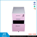 China Manufacturer Office Furniture 3 Drawers Mobile Office Steel Filing Cabinet