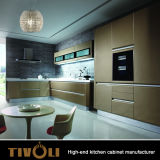 Lacquer Kitchen Cabinets with Car Painting Finish for High End Apartments Projects TV-0039