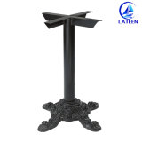 Production New Style Bar Furniture Cafe Dining Table Bar Metal Leg Table