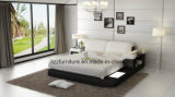 Modern Bedroom Italian Leather Double Bed