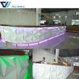 Marble Top Acrylic Furniture Bar Restaurant Light up Bar Counter