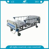 Manual Adjustable Medical Equipment Furniture 3-Crank Hospital Bed for Sale