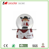 Hand-Painted Resin Water Globe with Deer Figurine for Christmas Gift and Home Decoration