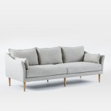 Nordic Style Wooden Frame Fabric Sofa