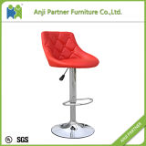 (August) PU Bar Chair with Soft Leather Backrest
