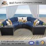 Well Furnir Rattan 4 Piece Sectional Seating Group with Cushion WF-17050