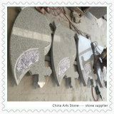 China Granite Monument (up cross and leaf) for Cemetry