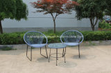 Steel 3PCS Moder Furniture Circular Set by Table+Chairs