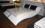 Kids White Leather Diamond Modern Furniture Bed