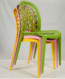 Colorful Plastic Stacking Side Garden Chair (LL-0037)