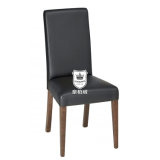 Black PU Leather Upholstered Dining Chairs
