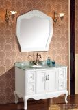 Antique Style White Oak Solid Wood Bathroom Vanity