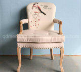 Solid Wooden Chairs Living Room Chairs Coffee Chairs Fabric Chairs (M-X2537)