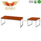 Steel Leg Wooden Painting Office Coffee Table