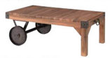 Wooden Table with Wheel Which Removable