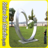 Well Polished Modern Stainless Steel Garden Abstract Metal Sculpture